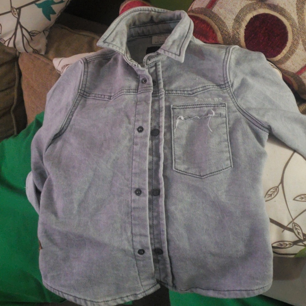 lil boys distressed shirt